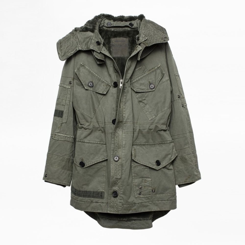 Zadig&Voltaire women’s khaki parka
